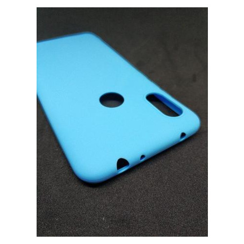 Чохол бампер Coverphone Xiaomi Redmi Note 6 Pro Candy case Блакитний фото №5