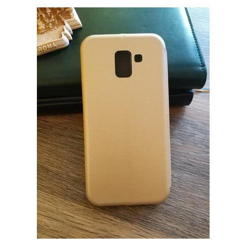 Чохол-книжка Coverphone Samsung J6 2018 колір Золотий фото №3