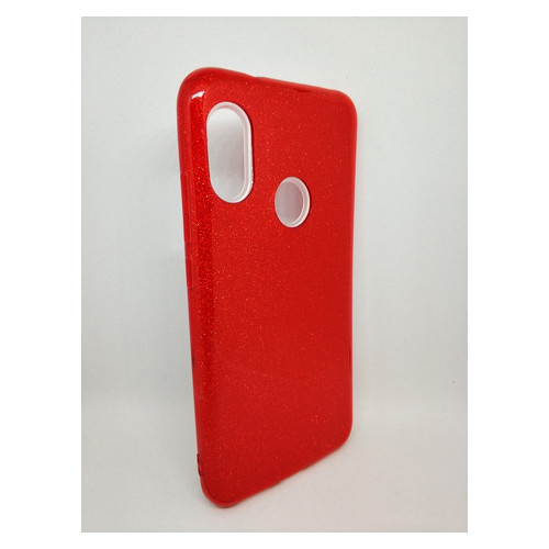 Чохол із блискітками Coverphone Xiaomi Redmi 6 Pro Червоний фото №1