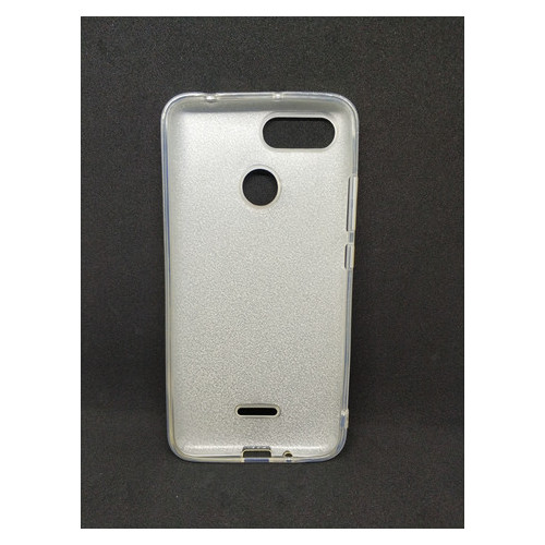 Чохол із блискітками Coverphone Xiaomi Redmi 6 Сріблястий фото №2