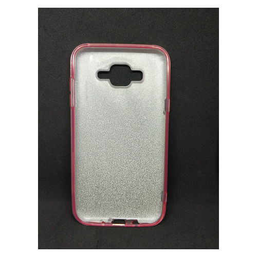 Чохол із блискітками Samsung J7 Galaxy J700 Рожевий фото №2