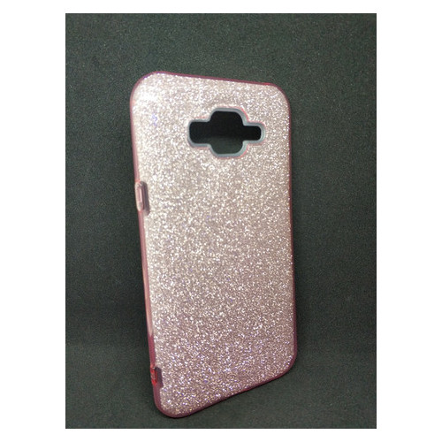 Чохол із блискітками Samsung J7 Galaxy J700 Рожевий фото №1