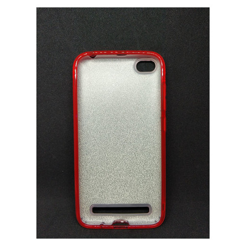 Чохол із блискітками Xiaomi Redmi 5a Червоний фото №2
