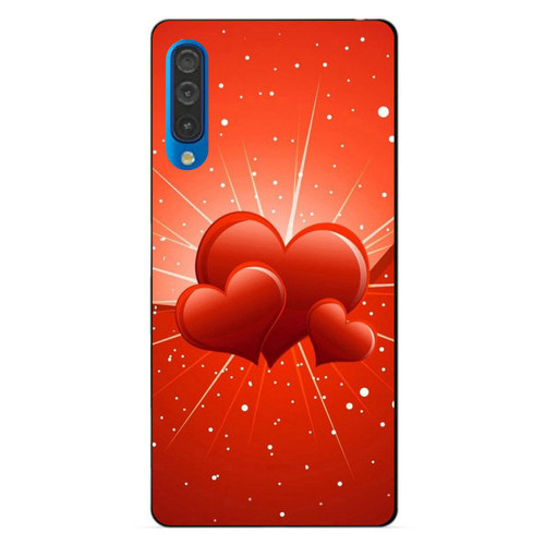 Чохол силіконовий Coverphone Samsung A70 2019 Galaxy A705f з малюнком Серця фото №1