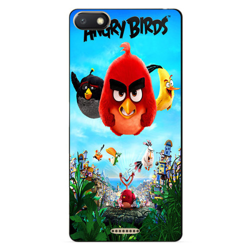 Силіконовий бампер чохол Coverphone Xiaomi Redmi 6a Angry Birds фото №1