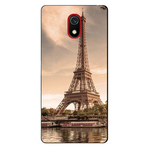Силіконовий бампер чохол Coverphone Xiaomi Redmi 8a Париж фото №2