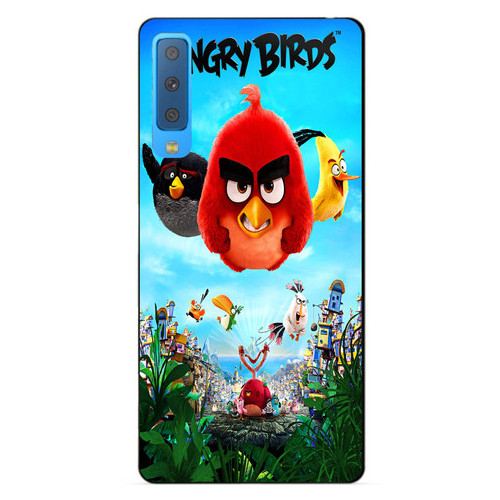 Силіконовий бампер Coverphone Samsung A7 2018 Galaxy A750 Angry Birds фото №1