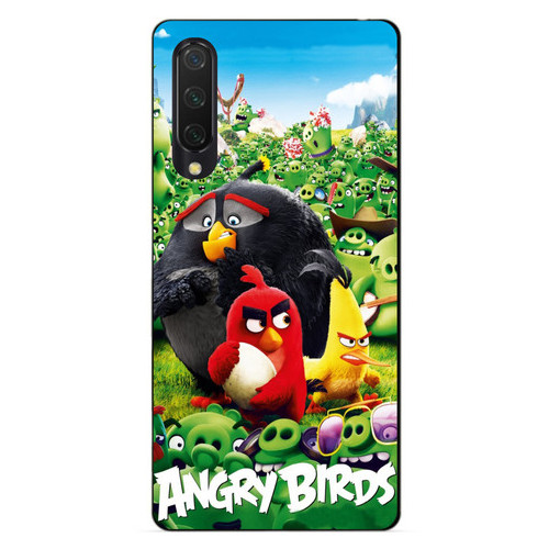 Силіконовий бампер Coverphone Xiaomi Mi 9 Lite Angry Birds свині фото №1