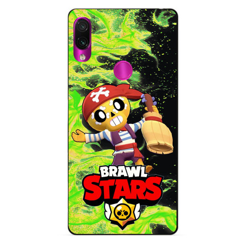 Силіконовий бампер Coverphone Xiaomi Redmi 7 з Героєм Brawl Stars Покій пірат фото №1