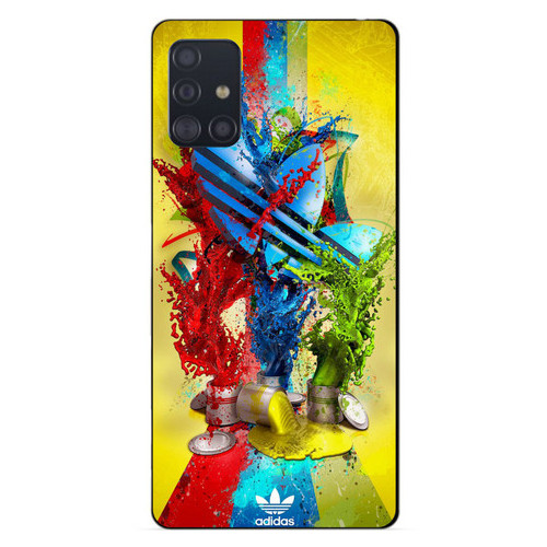 Силіконовий бампер Coverphone Samsung A51 Galaxy A515 Adidas у фарбах фото №1