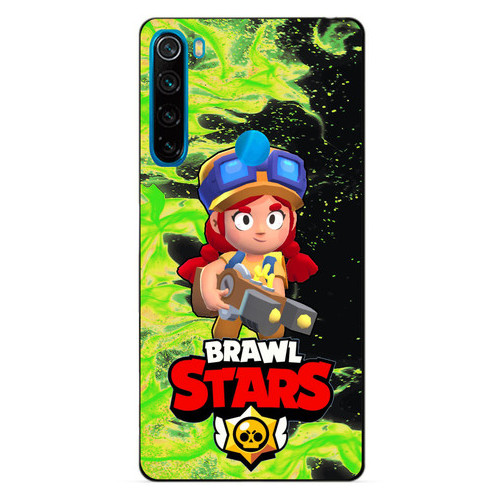 Силіконовий бампер Coverphone Xiaomi Redmi Note 8 з Героєм Brawl Stars Джессі фото №1