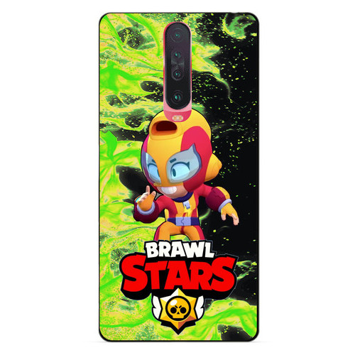 Силіконовий чохол бампер Coverphone Xiaomi Redmi K30 з Героєм Brawl Stars Макс фото №1