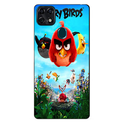 Силіконовий чохол бампер Coverphone для ZTE Blade 20 Smart Angry Birds фото №1