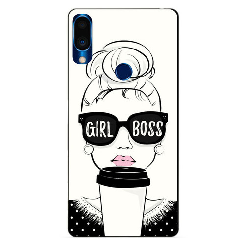 Силіконовий чохол Coverphone Meizu Note 9 із малюнком Girl Boss фото №1