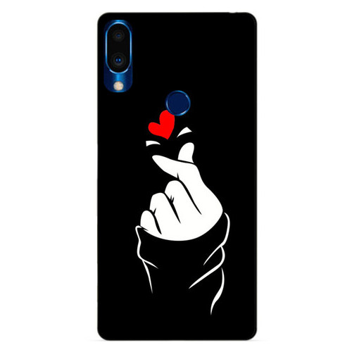 Силіконовий чохол Coverphone Meizu Note 9 з малюнком Знак кохання фото №1