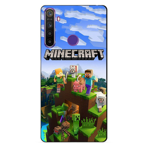 Силіконовий чохол бампер Coverphone Realme 5 Minecraft фото №1