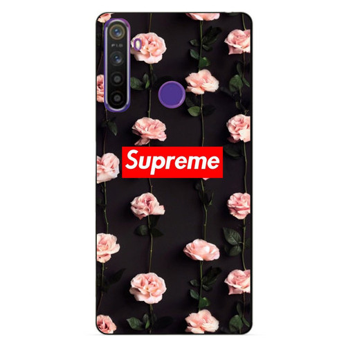Силіконовий чохол бампер Coverphone Realme 5 Supreme на трояндах фото №1