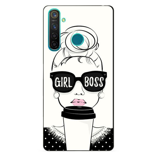 Силіконовий чохол бампер Coverphone Realme 5 Pro Girl Boss фото №1