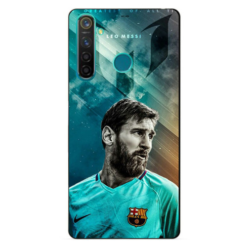 Силіконовий чохол бампер Coverphone Realme 5 Pro Messi Leo фото №1