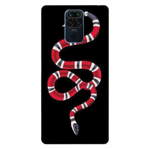 Силіконовий бампер чохол Coverphone Xiaomi Redmi Note 9 Змія Gucci фото №1