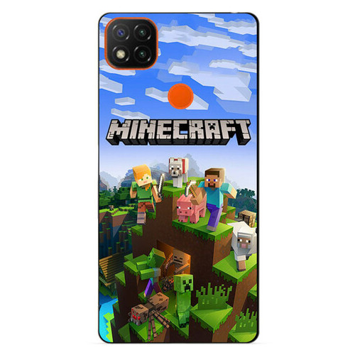 Силіконовий бампер чохол Coverphone Xiaomi Redmi 9c Minecraft фото №1