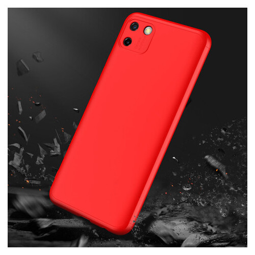 Пластикова накладка GKK LikGus 360 градусів (opp) для Realme C11 Червоний фото №5