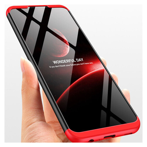 Пластикова накладка GKK LikGus 360 градусів (opp) Samsung Galaxy A72 4G / A72 5G Чорний / Червоний фото №5