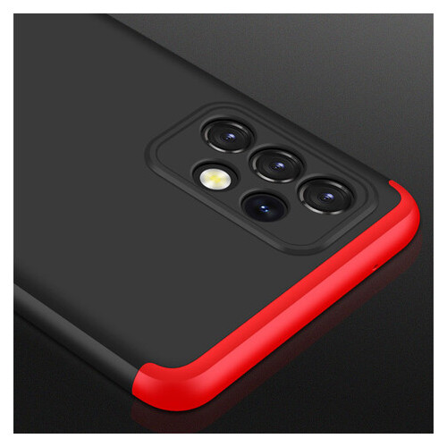 Пластикова накладка GKK LikGus 360 градусів (opp) Samsung Galaxy A72 4G / A72 5G Чорний / Червоний фото №2