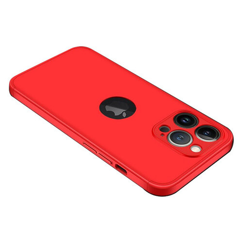 Пластикова накладка GKK LikGus 360 градусів (opp) Apple iPhone 13 Pro Max (6.7) Червоний фото №1