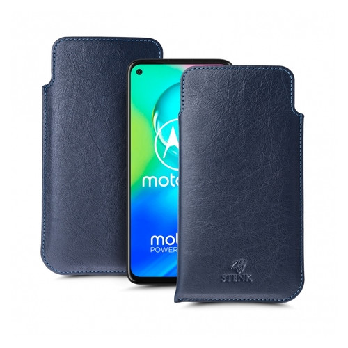 Футляр Stenk Elegance для Motorola Moto G8 Power Синій фото №1