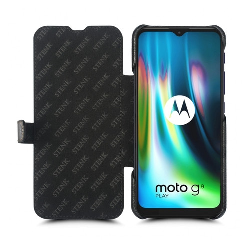 Чохол книжка Stenk Premium для Motorola Moto G9 Play Чорний фото №2