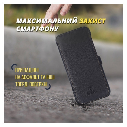 Чохол книжка Stenk Premium для Motorola Moto G7 Play Чорний фото №6