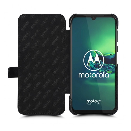 Чохол книжка Stenk Premium для Motorola Moto G8 Plus Чорний фото №2
