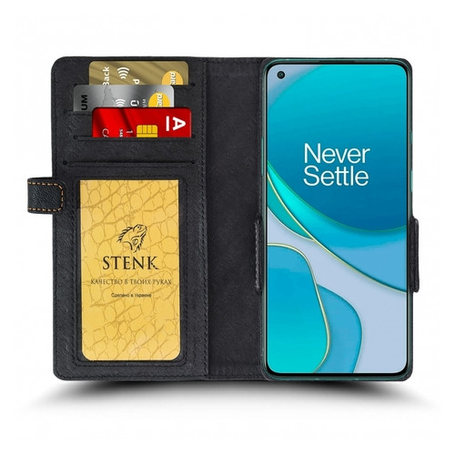 Чохол книжка Stenk Wallet для OnePlus 8T Чорний фото №2