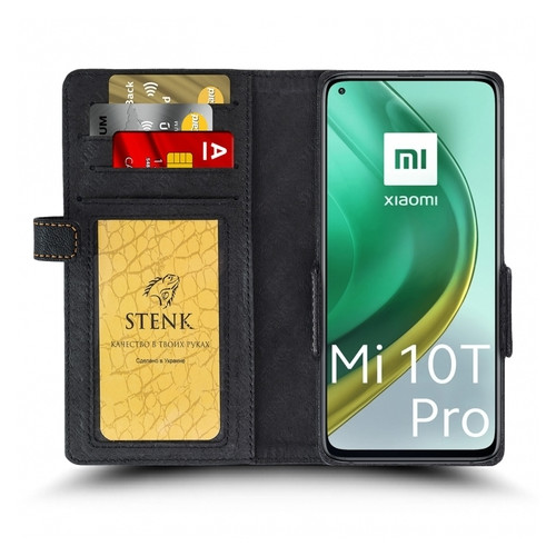 Чохол книжка Stenk Wallet для Xiaomi Mi 10T Pro Чорний фото №2
