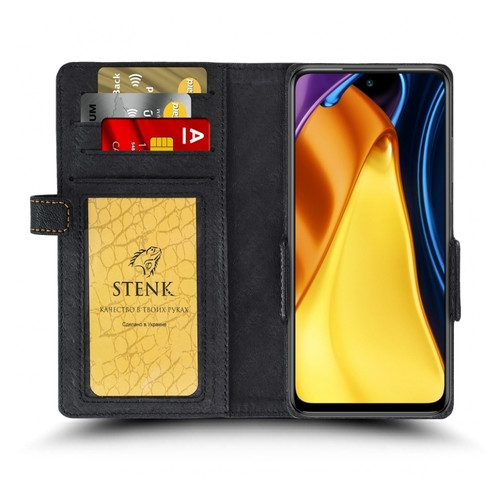 Чохол книжка Stenk Wallet для Xiaomi Poco M3 Pro Чорний фото №2