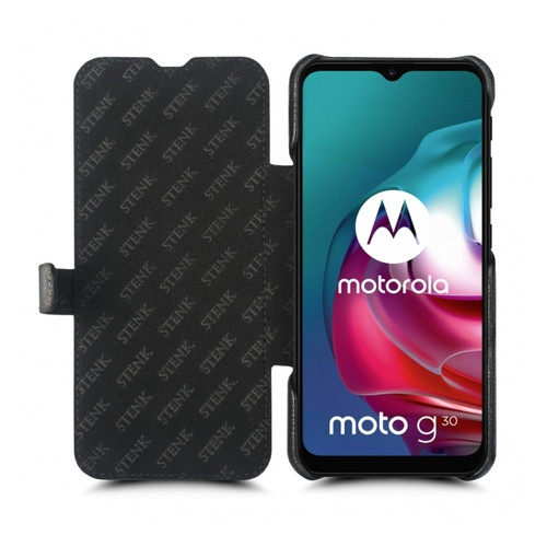 Чохол книжка Stenk Premium для Motorola Moto G30 Чорний фото №2