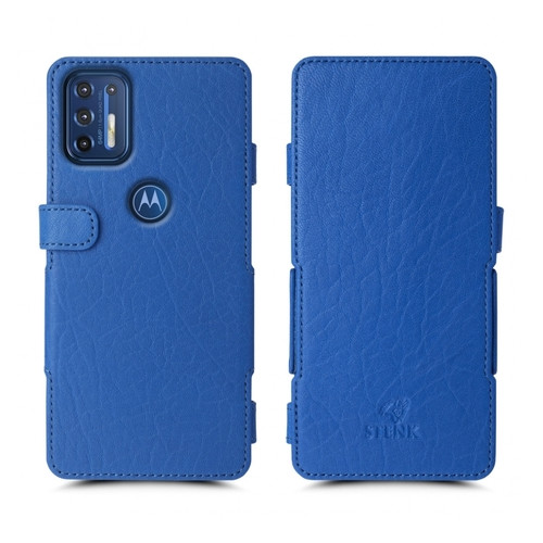 Чохол книжка Stenk Prime для Motorola Moto G9 Plus Ярко синій фото №1