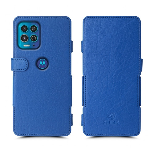 Чохол книжка Stenk Prime для Motorola Moto G100 Ярко синій фото №1