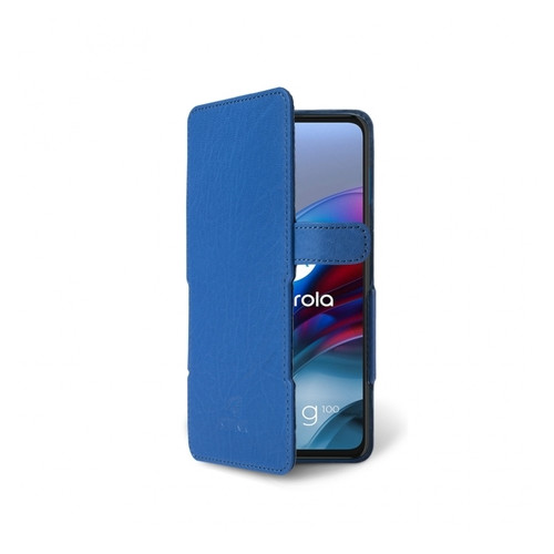 Чохол книжка Stenk Prime для Motorola Moto G100 Ярко синій фото №2