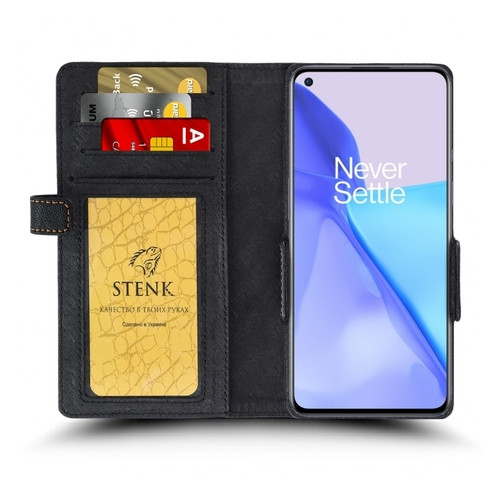 Чохол книжка Stenk Wallet для OnePlus 9 Чорний фото №2
