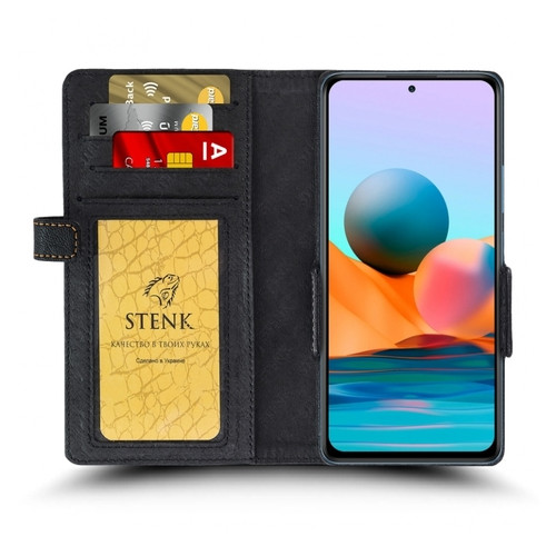 Чохол книжка Stenk Wallet для Xiaomi Redmi Note 10 Pro Чорний фото №2