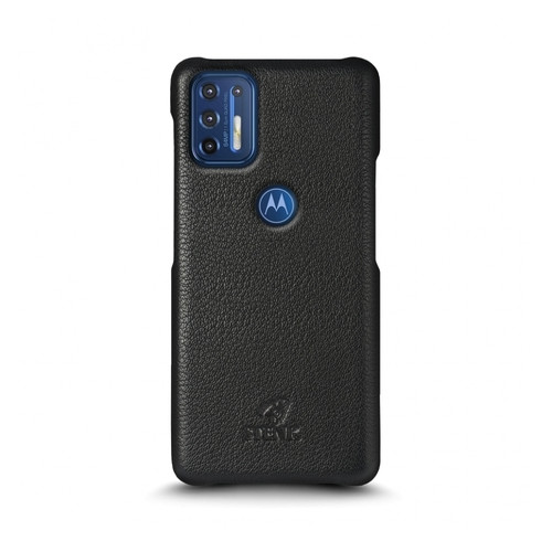 Шкіряна накладка Cover для Motorola Moto G9 Plus Чорна фото №1