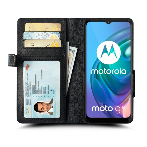 Чохол книжка Stenk Wallet для Motorola Moto G10 Чорний фото №2