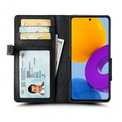 Чохол книжка Stenk Wallet для Samsung Galaxy M52 5G Чорний фото №2