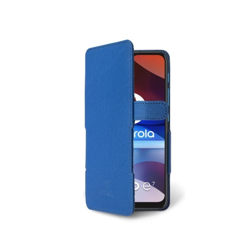 Чохол книжка Stenk Prime для Motorola Moto E7 Power Ярко синій фото №2