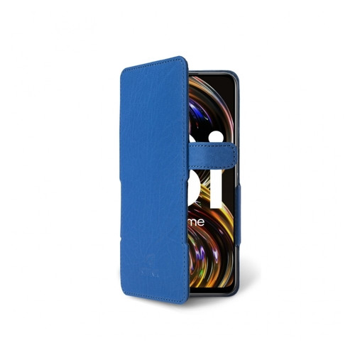 Чохол книжка Stenk Prime для Realme 8i Ярко синій фото №2