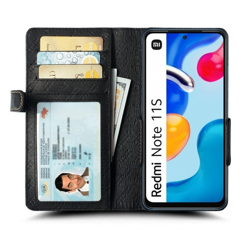 Чохол книжка Stenk Wallet для Xiaomi Redmi Note 11S Чорний фото №2