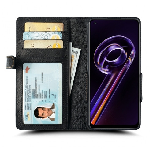Чохол книжка Stenk Wallet для Realme 9 Pro Plus Чорний фото №2