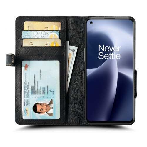 Чохол книжка Stenk Wallet для OnePlus Nord 2T Чорний фото №2
